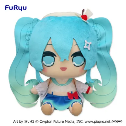 Slika  Hatsune Miku 30 cm Kyumaru BIG Plush toy