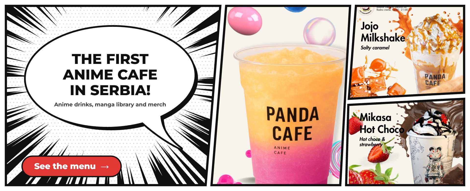Panda Cafe Belgrade, the first Anime Cafe in Serbia